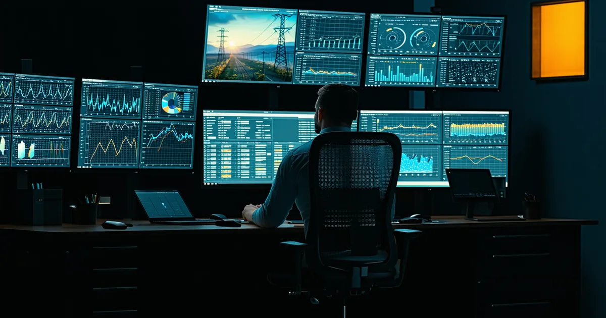 Operator at desk reviewing capacity qualification documents with digital checklist on screen